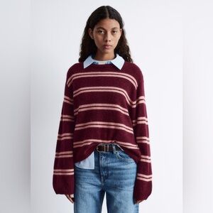 & Other Stories supersoft alpaca wool blend sweater striped